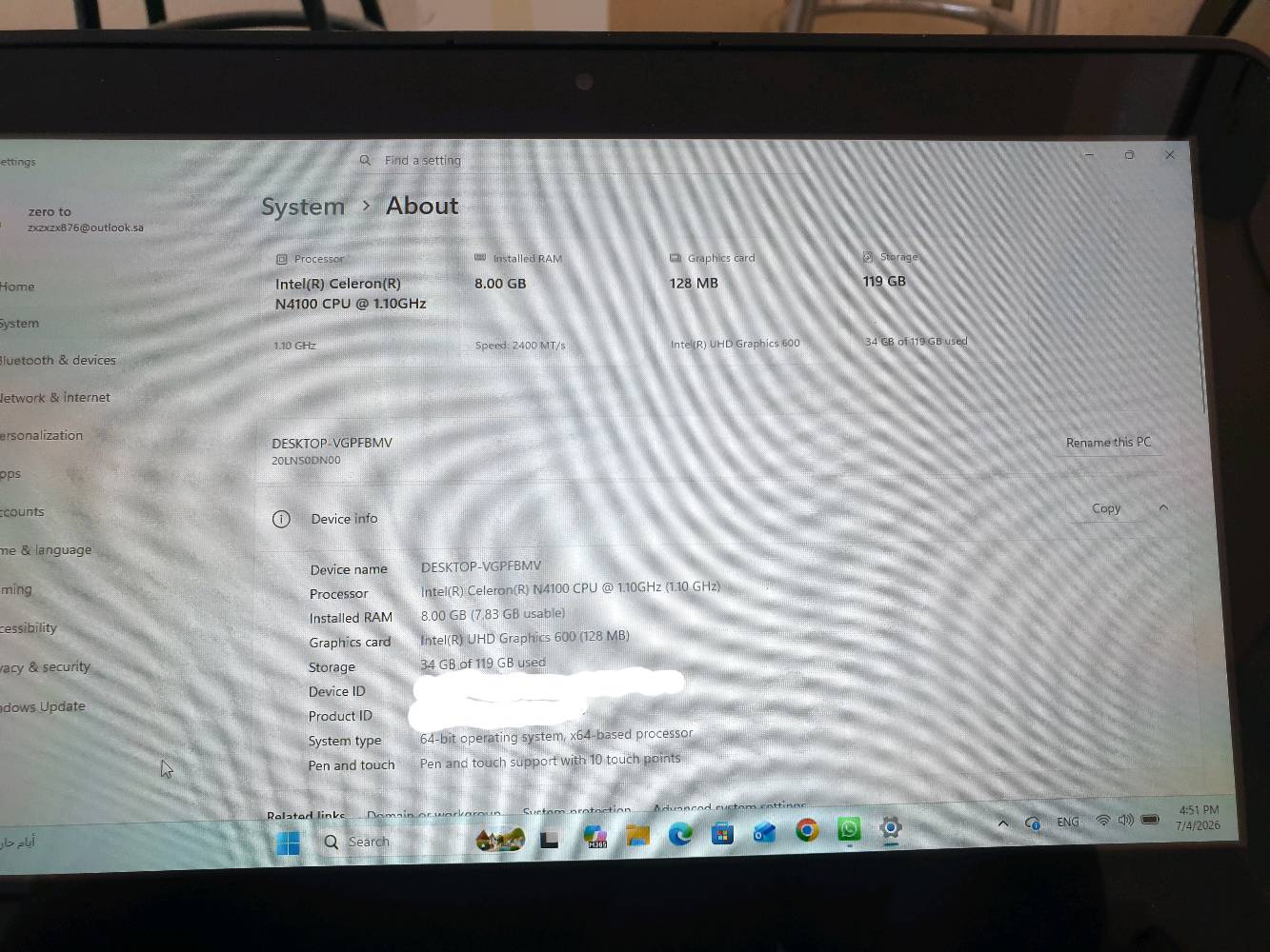 لابتوب لينوفو يوغا ثينك باد
قلاب 360 درجه يدعم المس و القلم
تفاصيل كامله بلصور 
منافذ 
usb 2
usb c 1 
ايثر نت
hd
و منفذ سماعات و رام 

السعر 100 الف 
عنوان بغداد 
رقم هاتف متوفر واتساب
***********