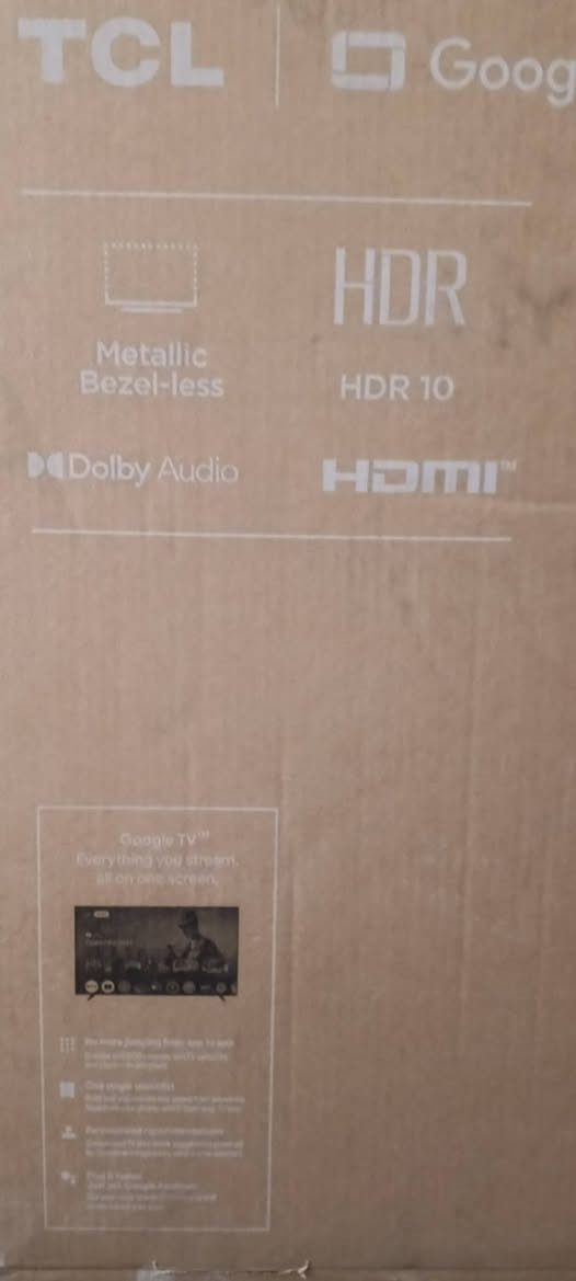 شاشه TCL موصفاته بصور
جديده مصاره سبوع 
سعره 200 قفل
 عنوانه كربلاء 
*********** وتس
