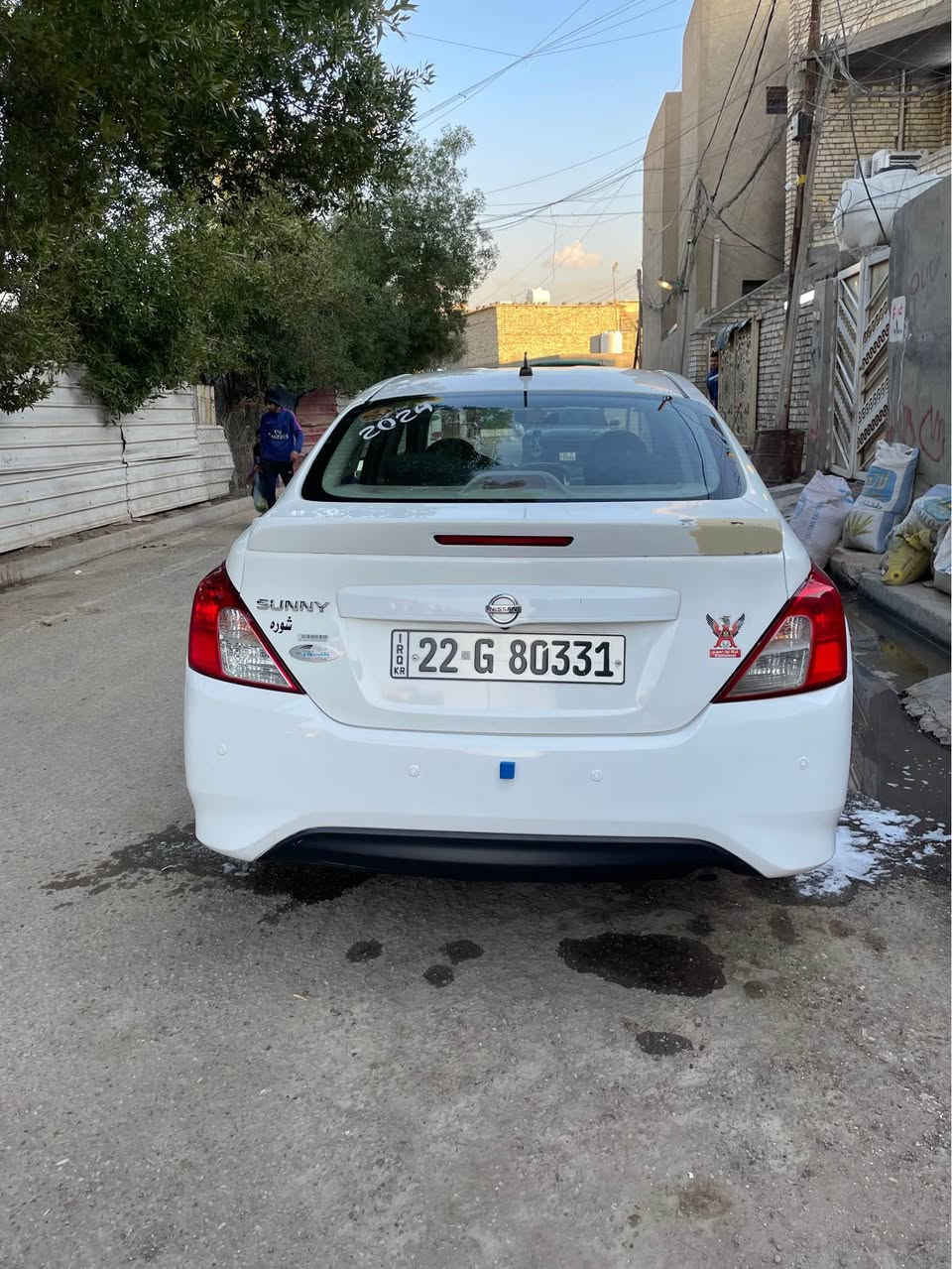 سلام عليكم 
نيسان صني 2024 مصريه ماشيه 57 الف السيارة جديدة لووك تايرات الشركة بعدها جواها صاير بيها صبغ چاملغ وربع الصندوگ راجع بيها طفل وطاخها بالحايط وسعرها 115 قفل قفل والشراي يتصل ***********
*********** واتساب بغداد, العراق
