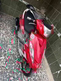 دراجه GTRللبيع الدراجه رمبه جديده برغي ممفتوح بيه لونه أحمر وأبيض مختل...