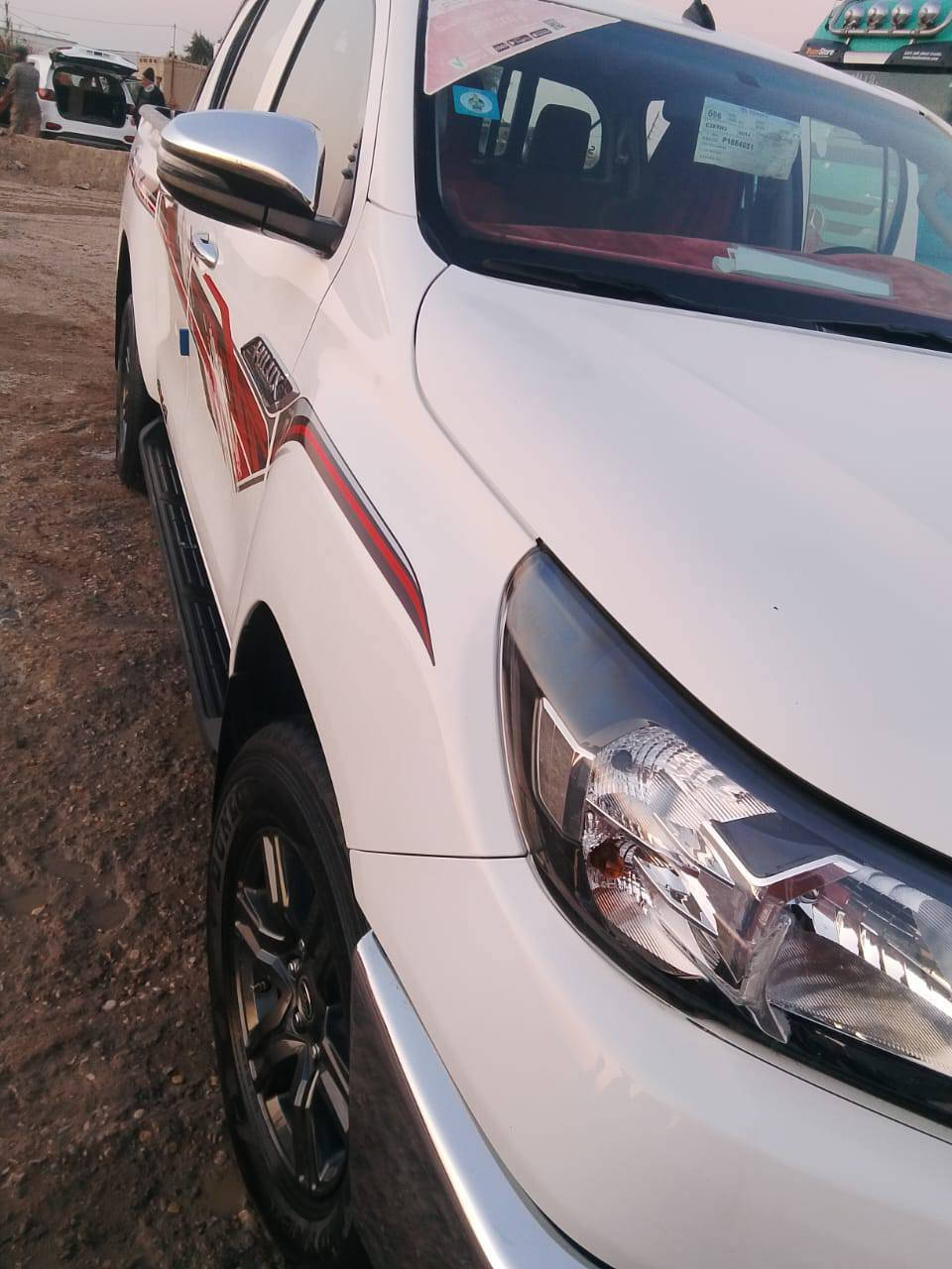 السلام عليكم 
هايلوكس موديل 23 فورويل 
رقم بغداد تحويل ثاني يوم 
كفاله عامه ماشيه 53 

مكلف بالنشر ***********
سعر خاص
