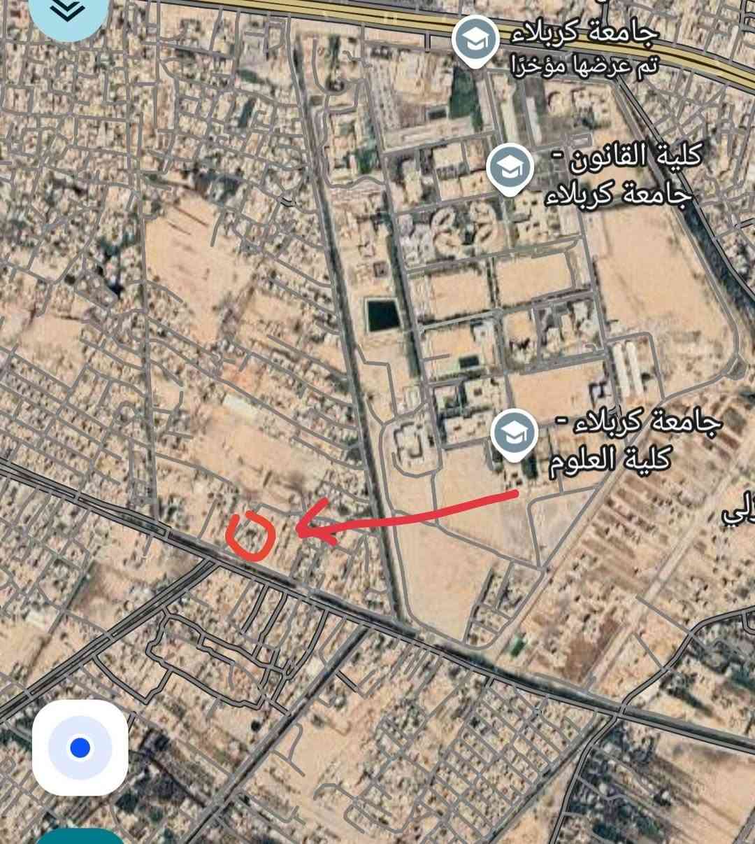 قطعة ارض للبيع موقع ممتاز قريبه على جامعة كربلاء قرب الباب الخلفي للجامعة المنطقة مستقبل واعد مدروجة ضمن موازنة 2026 بزل سيد اسماعيل الاول قطعة صافية مسيجة ومحدولة المساحة 555 السعر 42 مليون وبيه مجال للاستفسار *********** / ***********
