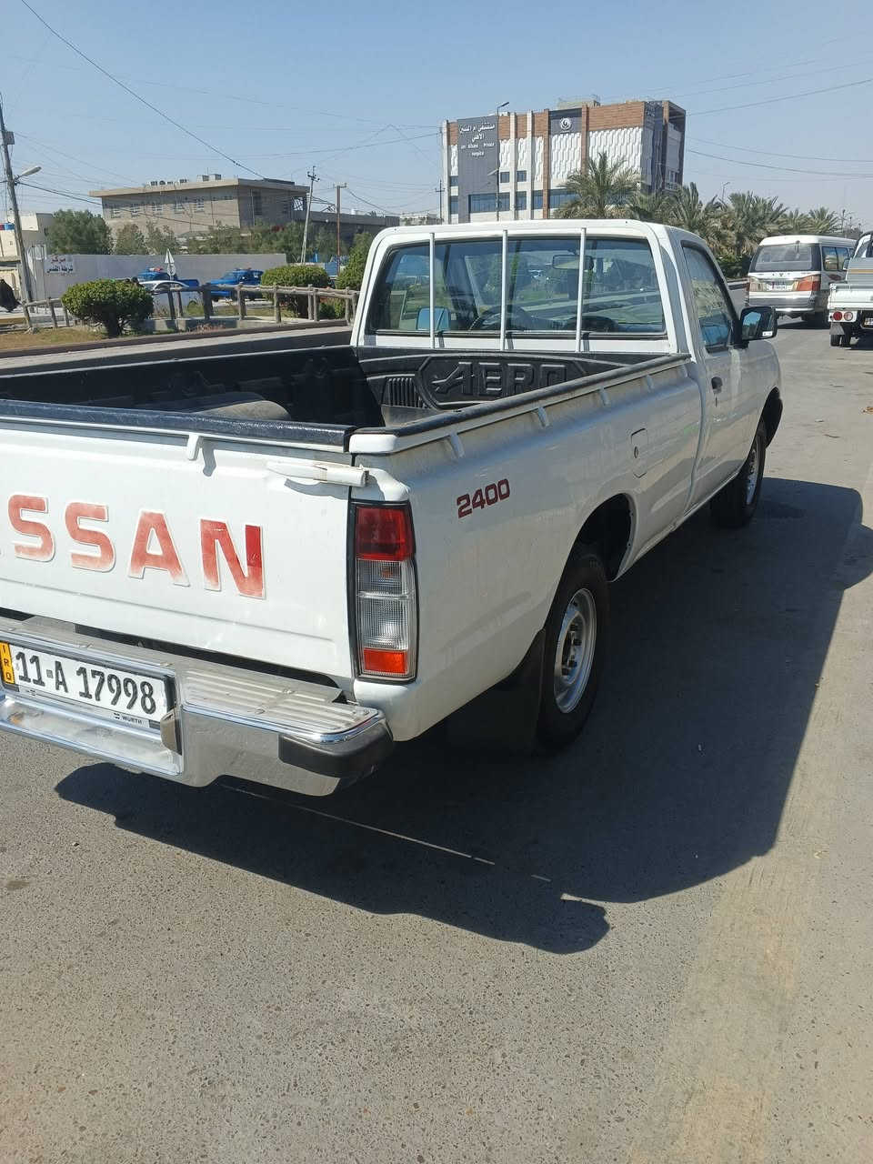 السلام وعليكم لبيع نيسان 2002رقم بغداد جديد بسمنه من شركه مصبوغ جماليه فقط بعده عله  شركه جديده حيل 5جنكال تبريد ثلج مكينه كير كفاله مكاني بغداد حي اور ***********
