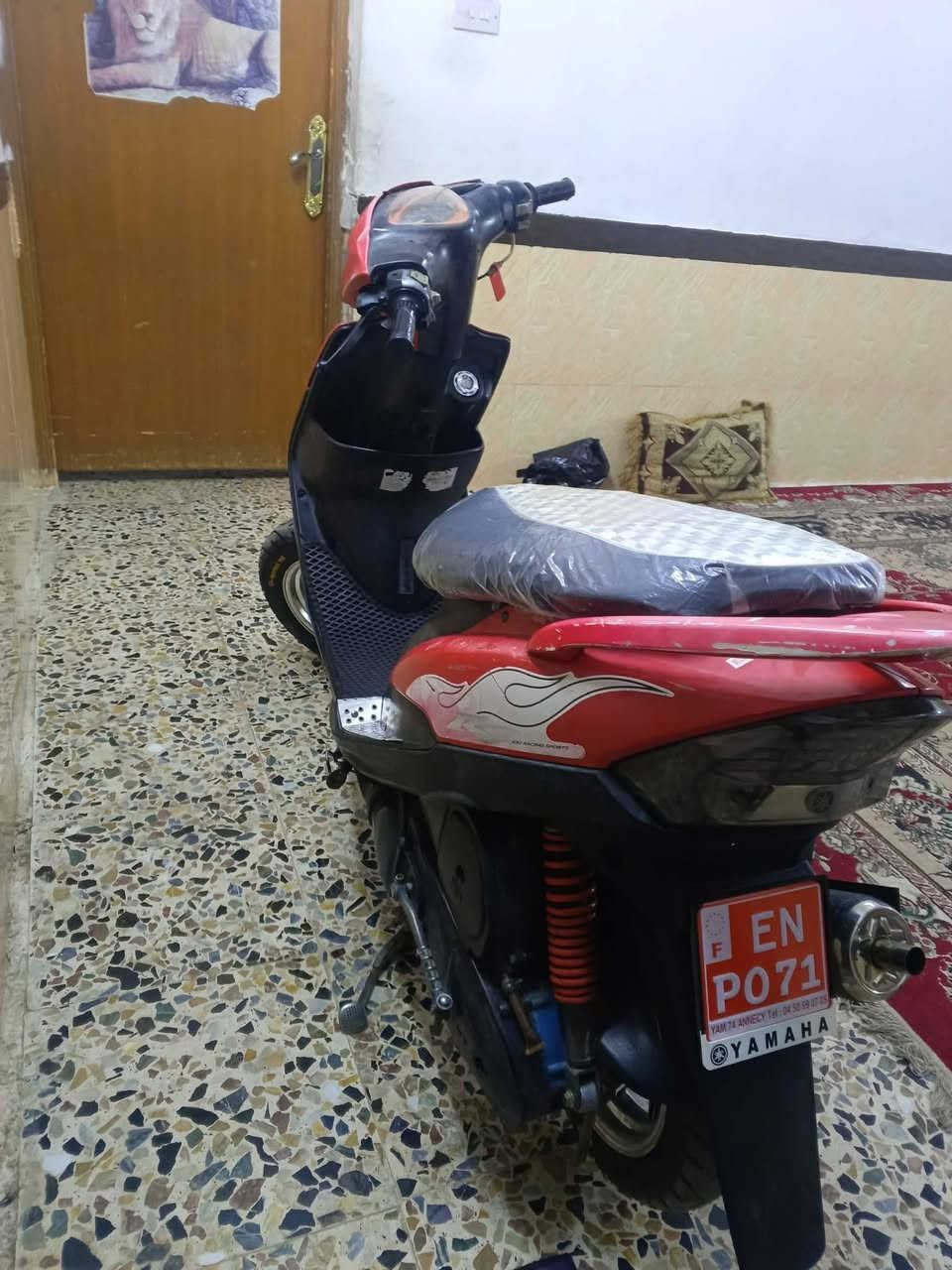 سلام عليكم دراجه ماكس عدله للبيع العنوان نجف السعر 625 وبيها مجال للشراي للتواصل ***********
