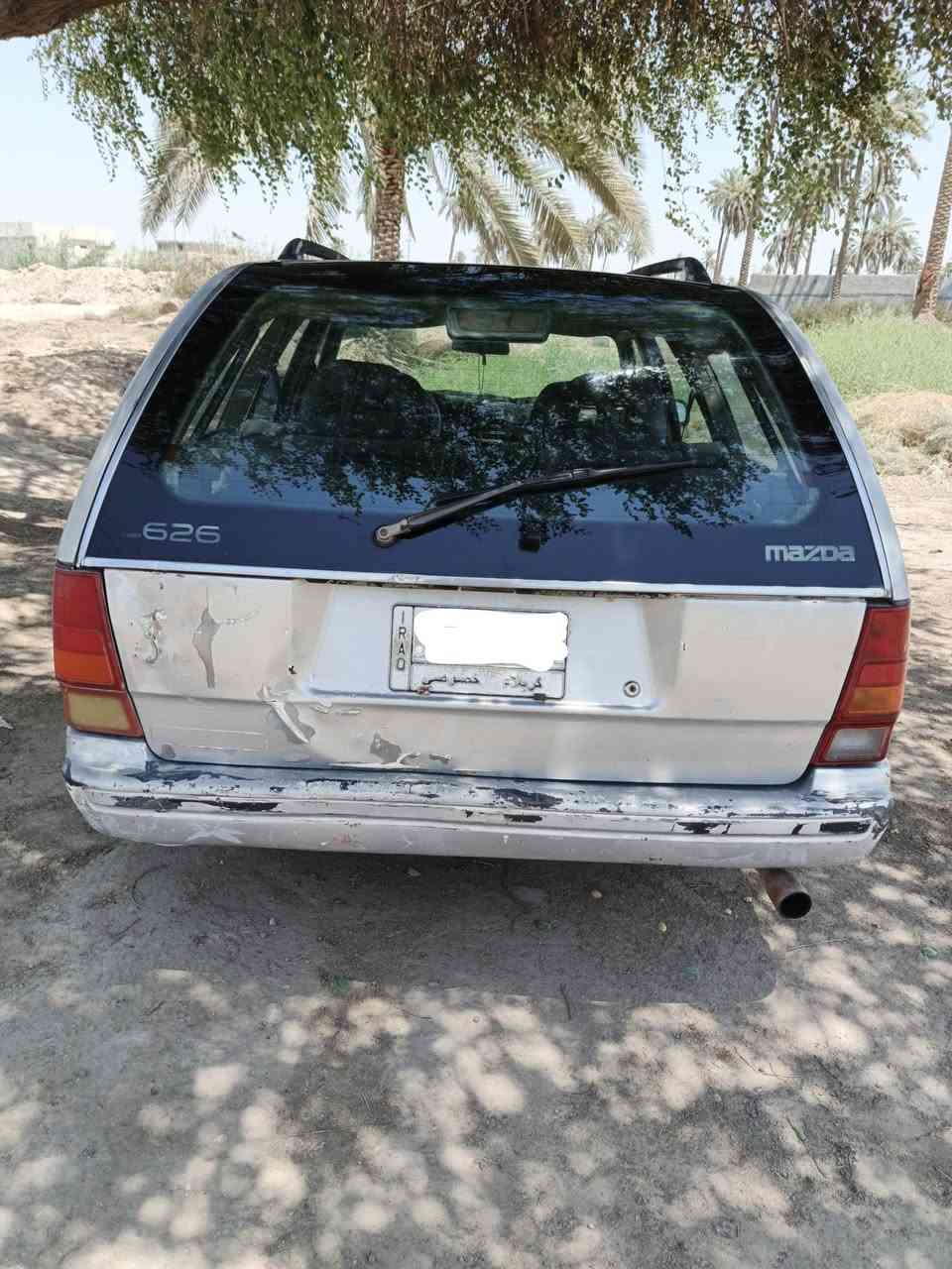 السلام عليكم ورحمة الله وبركاته 
من رخصة الادمن 
سيارة مازدا 626 ستيشن خليجي 94 رقم كربلاء خصوصي سنويه  لل 28 ،محرك 2.0 (8ولف)كير اتوماتك ميكانيكي حداديه جهازه، تدفئه وتبريد شغال كهربائيات شغاله فول مع جهاز انذار تقفيل وتفتيح اربع بيبان مع الجنطه مع صافرة اندار تايرات جدد شد قبل شهرين غرفته حلوه، السياره بأسمي مداور ثاني يوم.
العنوان: كربلاء 
السعر: 38 وبيه مجال 
الرقم: *********** 
للتواصل و الاستفسار.

