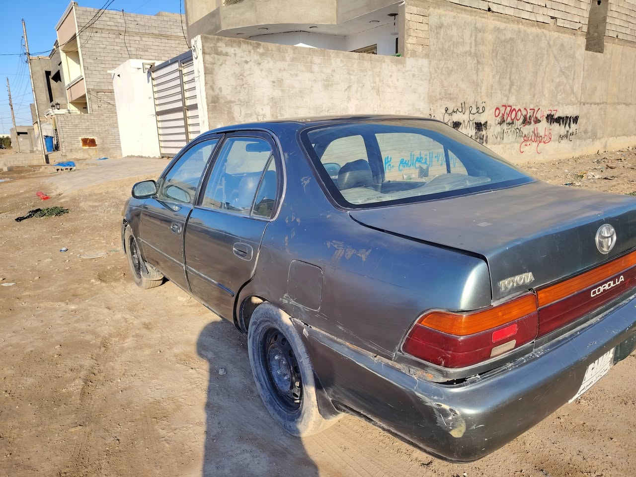 سلام عليكم كورلا 1992.رقم صلاح الدين بسمي شرط التحويل السعر 48 مجال قليل سياره نضيفه *********** مكان صلاح الدين سامراء
