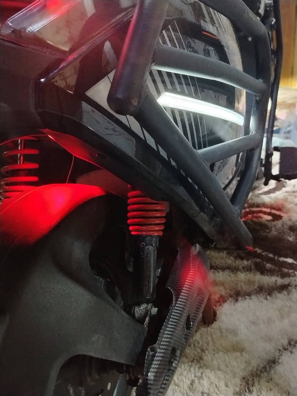 البصره الاصمعي دراجه نوع mr korea دراجه شحن غنيه عن التعريف  6 بطاريات ونلي اصدار 20266
دراجه أيضا اصدار 2026  4 سرع +نظام بارك وقوف + نظام رجوع للخلف  قبضات رياضي + لايت 2 زنون +لايت +لايت صباحي استخدام الدراجه اقل 3 اشهر  دراجه

***********
