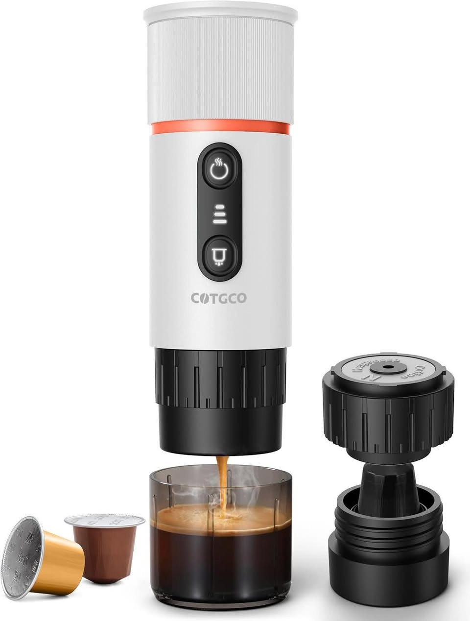 ماكينة القهوة الالمانيه المحمولة 
CONQUECO – Portable Espresso Maker
التي حولت مفهوم القهوة المتنقلة إلى تجربة فاخرة￼

🔹 بطارية قوية بقدرة 13,500 mAh توفر لك حتى 8 أكواب إسبريسو (40 مل لكل كوب) من الماء البارد بعد شحن كامل — مثالية للرحلات والطرق الطويلة!￼
🔹 هيكل من الألومنيوم خفيف الوزن، قوي، ومصمم ليسمح لك بوضعه بسهولة في حامل أكواب السيارة أو حقيبة الظهر.

🔹 قوة ضغط تصل إلى 15 بار للحصول على قهوة غنية بكريما غنية ونكهة عميقة تزيد متعة كل رشفة.
￼
🔹 شواحن متعددة: يمكنك شحنها عبر USB-C في البيت أو في السيارة باستخدام محول ولاعة السيارة.  ￼
🔹 متوافق مع كبسولات القهوة المشهورة مثل Nespresso®، Starbucks®، Lavazza®، illy®، وغيرهم من الكبسولات المصنوعة من الألمنيوم
￼
🔹 سهولة التشغيل: فقط أضف الماء، أدخل الكبسولة أو البن، واضغط زر واحدة ￼

https://conqueco.com/products/conqueco-12v-portable-coffee-machine-travel-white


**إذا كنت صاحب هذا الإعلان وتريد حذفه لأي سبب، رجاءا أرسل رسالة إلى الدعم الفني**