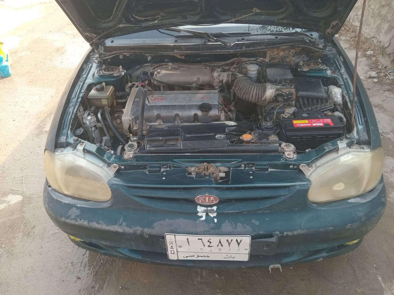 كيا سيفيا موديل 2000 ماكينه 1600 اوتوماتيك تبريد شغال سياره كل ضربه ما بيها سعر 30 ورقه وبيها مجال قليل 
 مكاني النجف الاشرف  ناحيه العباسيه المركز 
رقمي ***********
