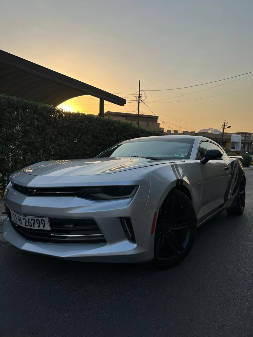 اللهم صل على محمد و ال محمد
الجميلة والمميزة للـــبيع .
مصبوغة جهة اليمين حادث امريكا
واليسار شخوط بالعراق
النص كفالة .
كمارو 2018 بجم گبس يعني انسى العطلات .. محرك 6 سلندر 3.600 
فول فتحة سقف ، بصمه تشغيل ، بصمة أبواب ، تشغيل عن بعد ، ،  ، محرك كير تبريد كفالة ، حدادية مرتبة ، منظومه زنون ، ويل20  ، عليها برمجة سرعة وأقتصاد .
 شاشة كبيرة'
كشنات حضن
كشنات كهرباء
هاند بريك كهرباء
مودات ثلاثة
عليها شلعة صاروخ أرض أرض
تحكمات سيترن
السقف والدشبول جلد گنتارة
السيارة فول ماناقصها أي شيء
رقم بغداد الأنكليزي 
السيارة بأسمي
مكانها #بغداد الزعفرانية
السعر 125 وبيها مجال
مذكور كامل التفاصيل 

***********
