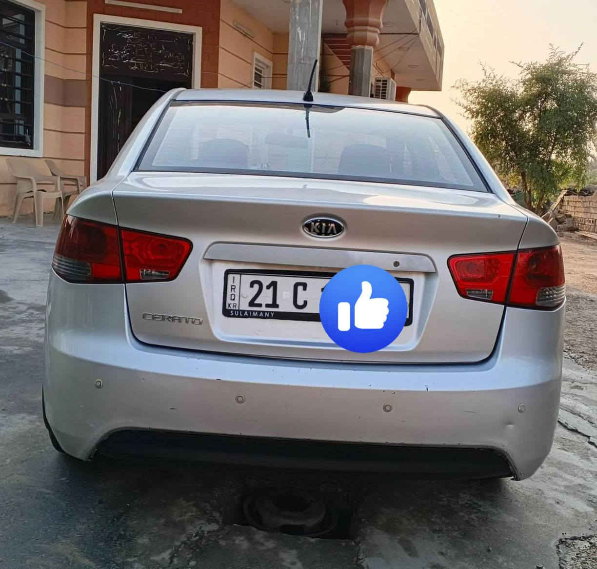 كيا سيراتو خليجي موديل2012 رقم سليمانيه دولي جديد بسمي هزة جديدة سنوية جديدة تحويل مباشر
بيهة باب عكس السايق وراه سايق  مصبوغ وجزء من الباب بدون دواخل 

السعر90بيهة مجال ***********

محرك 1600 دوش لا تبخير ولا تنقيص 
كير اوتماتيك 6نمر
تبريدها شغال 
ماشية 270
