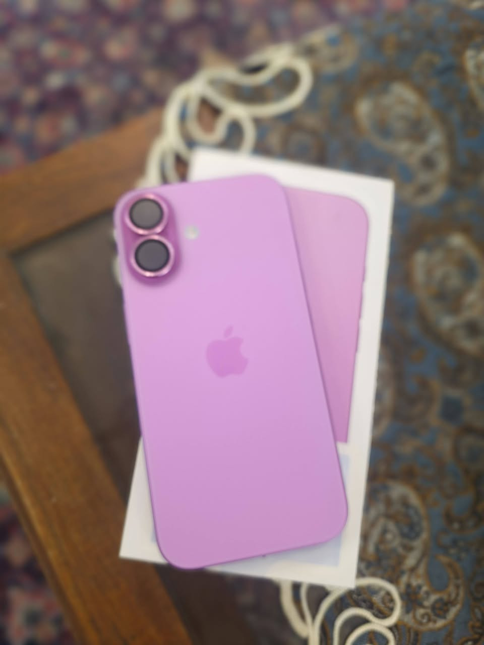 ايفون ١٦ عادي لون زهري
جهاز شرق اوسط مكفول وكالة abm
ذاكره ٢٥٦
بطاريه ٩٠
السعر ٨٨٠ وبي مجال 
عنواني بغداد 
***********
