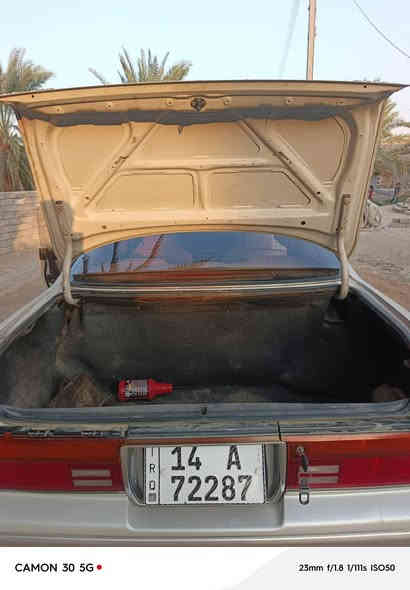 السلام وعليكم  بطه فصل مديل 1995
كفاله عامه كص ونعل ولعيب الشرعي سيارة صبغه البلاد  مكينه2500 وكير مكفولات حداده جديده  تخم تاير جديد 
رقم جديد سنويه 27 سياره خير من الله  مال جناي السعر 65/تصل وتدلل ***********
