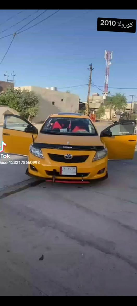 سلام عليكم شباب كورولا 2010 بيها 3 قطع شباب منضومه غاز جديده ام 80 لتر  بطاقه بانزين بيها شرط التحويل رقم كركوك بسمي محرك 19 ويل كروم تخم تأيرات سياره جاهزه السعر 118 و بيها مجال ***********
