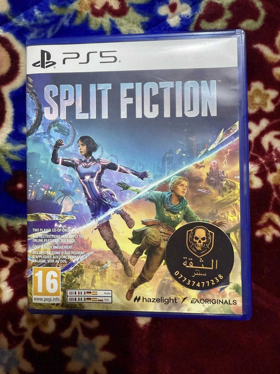 لعبة SPLIT FICTION السعر 50الف


**إذا كنت صاحب هذا الإعلان وتريد حذفه لأي سبب، رجاءا أرسل رسالة إلى الدعم الفني**