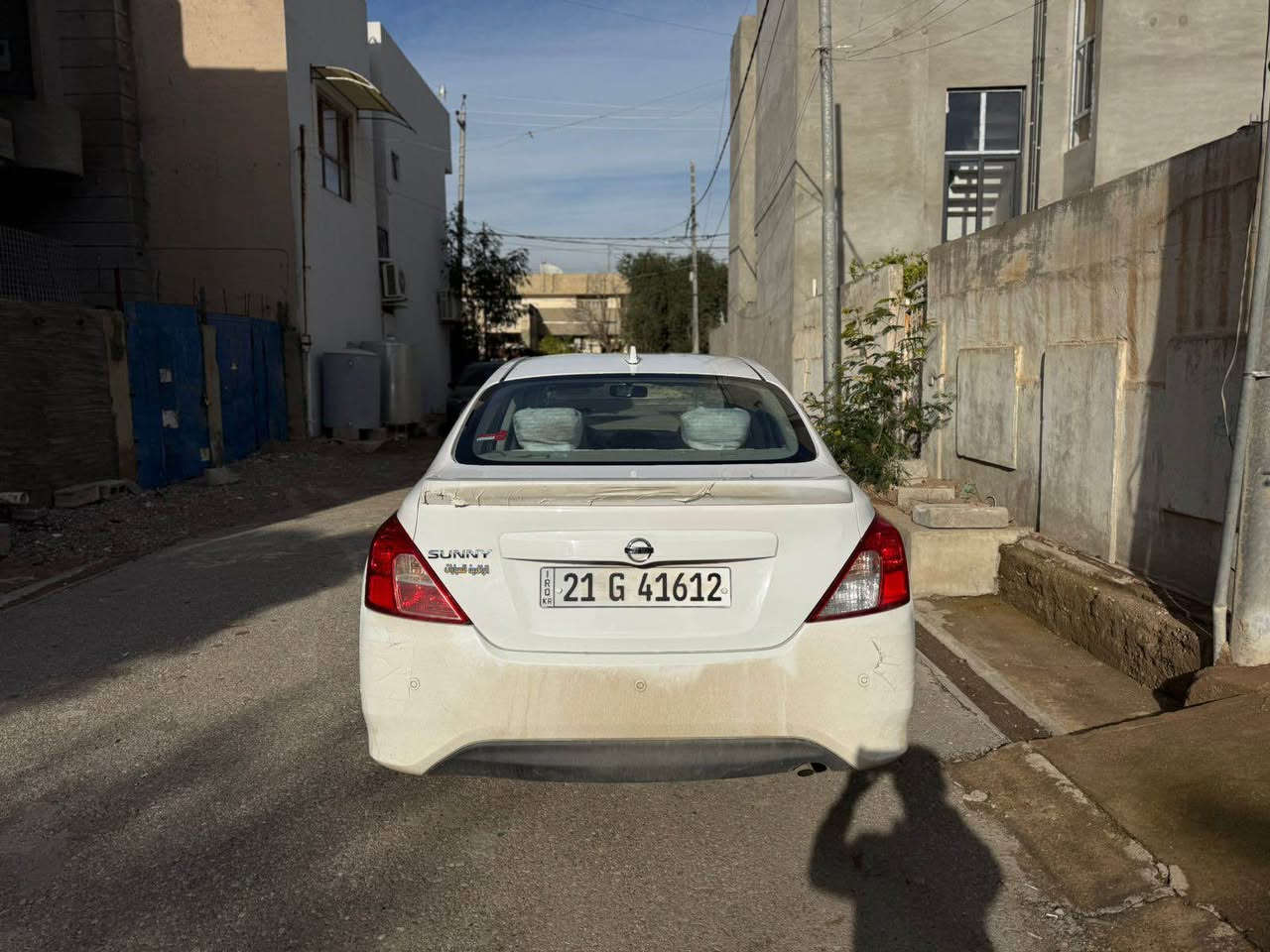 سلام عليكم 
نيسان صني للبيع 
موديل ٢٠٢٤ 
ويل كروم
يدة نيكل
٤ جامات كهربائي
تبريد قطعتين
جناح بلادي
داخل اصفر 
سياره ماشي ٤٠ الف كيلو متر 
بدون صبغ بدون رصعات بدون شخط مكفوله كفاله عامه مكان سياره كركوك
سعر ١٢٧ ورقه وبي مجال
*********** كركوك, العراق
