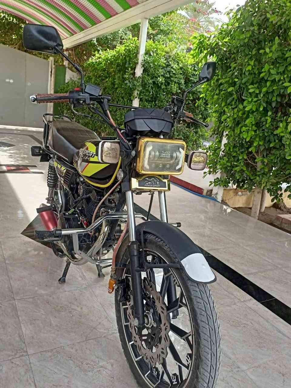 سلام عليكم ايراني باور سبورت موديل 25 محرك 200   السعر 800بيه مجال اوراق كامله دراجه مكفوله من كلشي صالنصه رياضيه  مكاني رمادي صوفيه الاستفسار ***********
