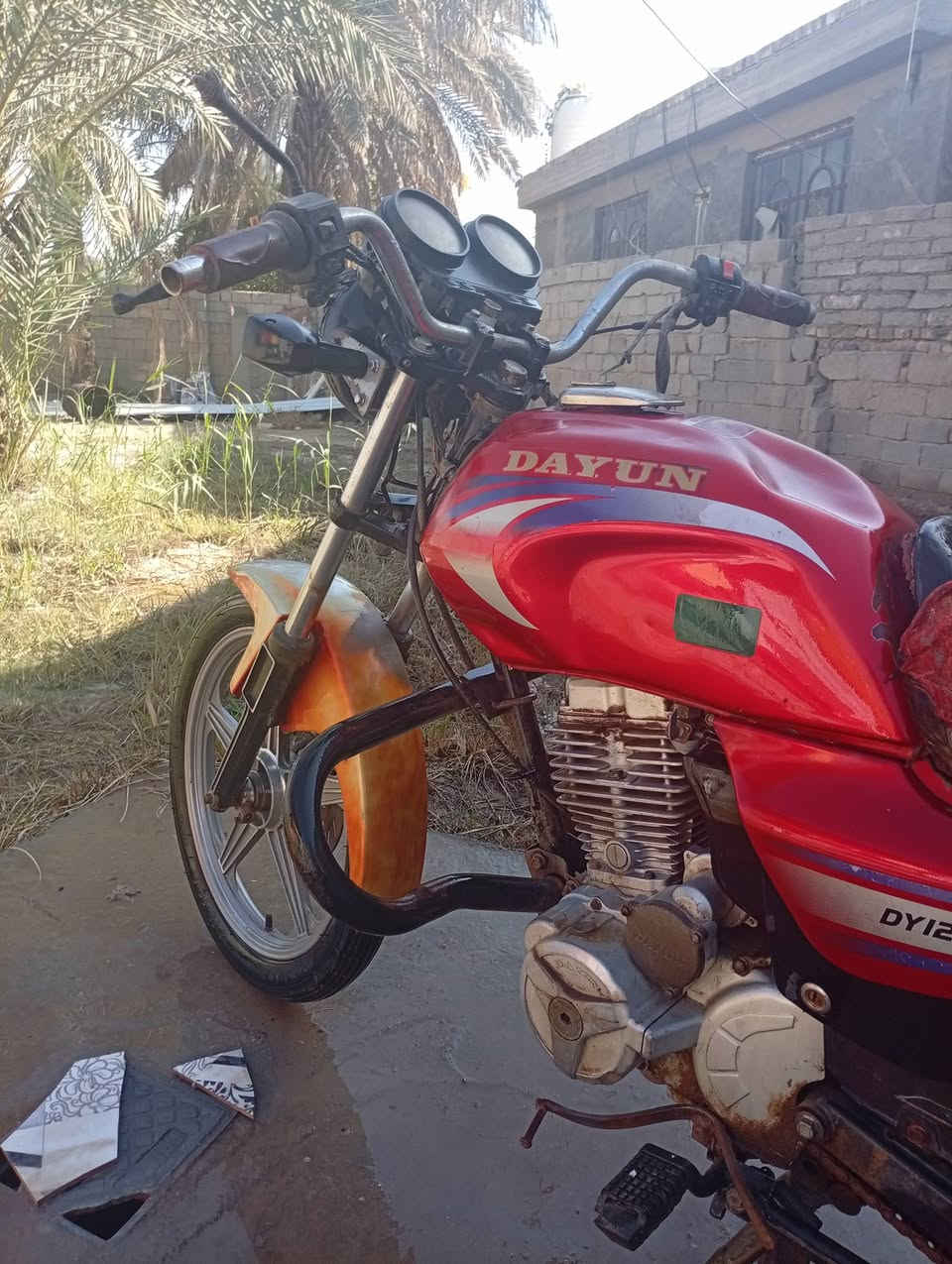 دراجة دايون موديل 2018 لو 2019 اوراق + شغالة ونظيفة اشتريت سيارة وعفتها بالبيت دراجه جاهزة بس يرادلها شويه ترتيب سعر 450 الف وبيها مجال مكاني بابل ابي غرق اليوسفية
