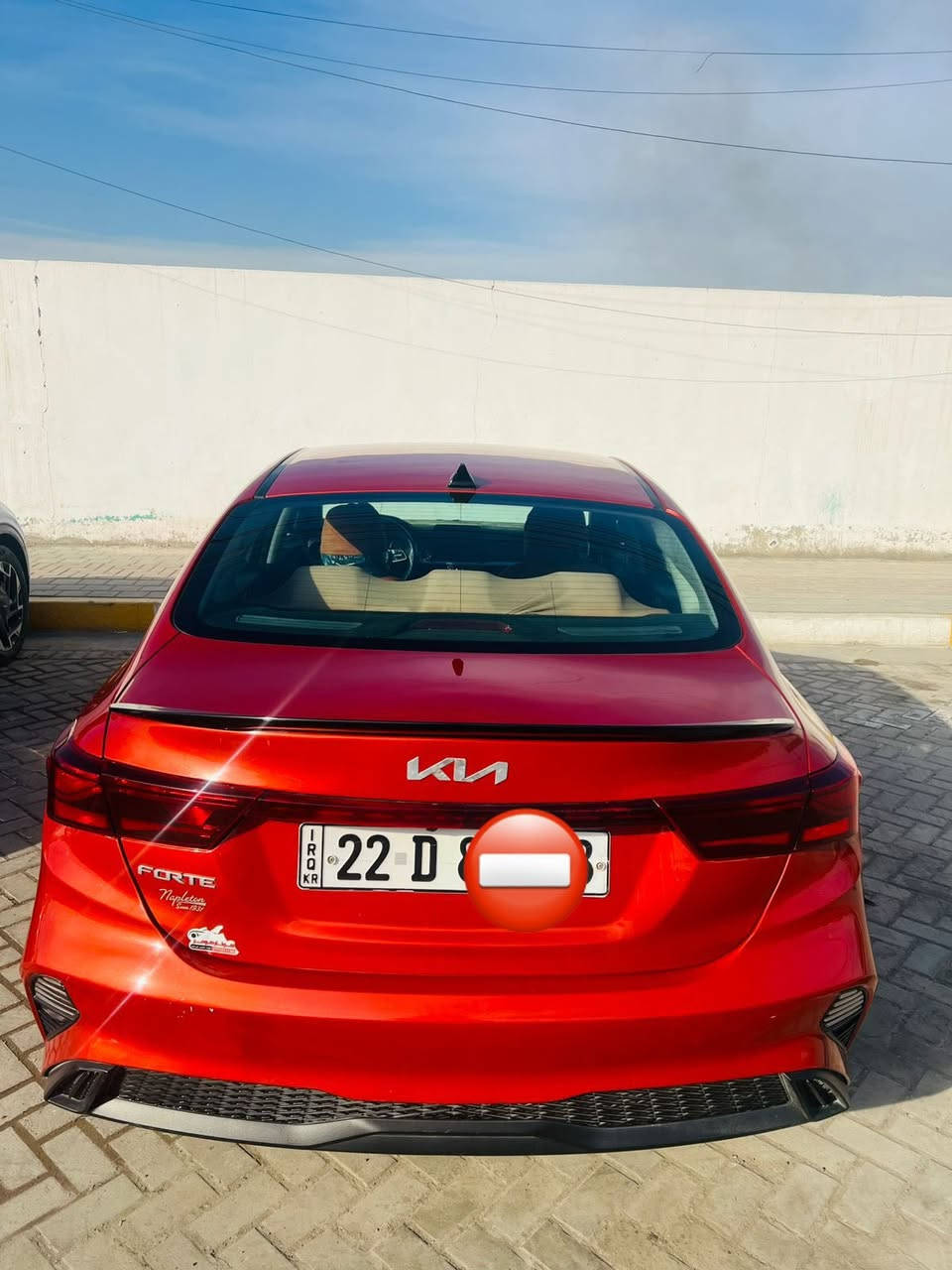 كيا فورتي اربيل 2022 برتقالي
مواصفات

مكينة 2000 دوش 

وضعيات القيادة (ايكو/نورمل/سبورت)

مسار تحديد السرعه 

توقف ذاتي 

كاميرا دوارة 

حساسات امامي خلفي 

مانع انزلاق 

3 مخارج

الحادث 

دعامية امامية ودعامة خلفية وشويه بالصندوق بدون دواخل بدون ايربالك جديدتين جديدة تخم تاير جديد

أربيل باسم شركة تريد وكالة تريد تحويل

السعر 168 وبيه مجال

للتواصل *********** 

بغداد البنوك او الكرادة
