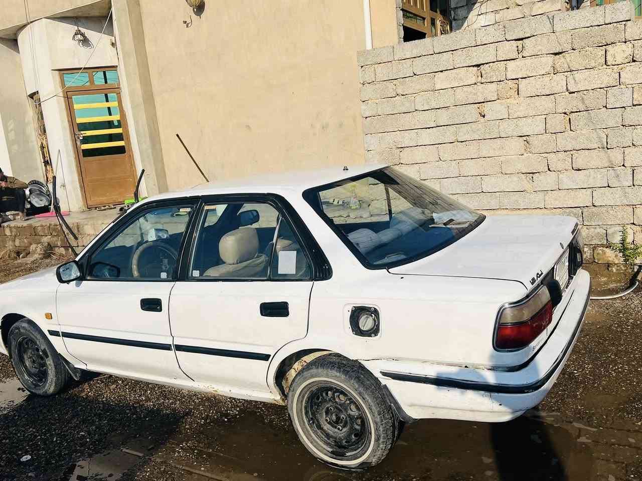 كورلا90 مسجل سنويه لل2027 سياره بلاديه ما محور تبريد تدفئه
كهربائيات كلها شغاله 
سنتر لوك  
السياره كير
سياره شرط التحويل رقم كركوك مشروع وطني 
 التراي شرط140
السعر45
***********
