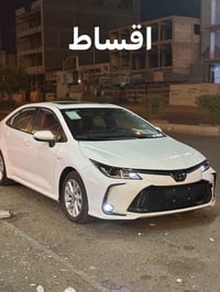 الي يريد سيارة كورلا 2025 هايبرد اقساط مقدمة 75  و بشهر من 5او 4 ورقات...