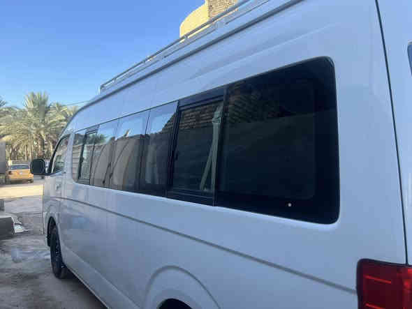 سلام عليكم جنبي 17للبيع فقط 
كير ومحرك واكسن مال هايسه  بيه صبغ بل طويله فقط صبغ مو تعمير وبارد باب لسلايت فقط ولباقي كفاله من كلشي سياره جاهزه مابيه اي نقص وسياره مال جناي 

 وبي واتساب *********** 

سعر 160 وبيه مجال قليل حك جيه
