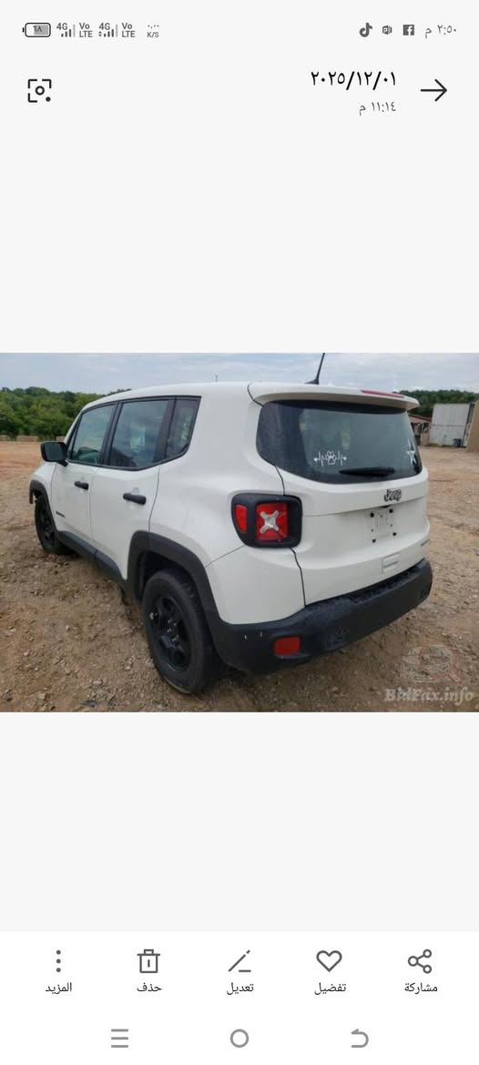 بيع او مراوس جيب رنكيد رقم شمالي موديل 2021 فول مواصفات عدا الفتحه محرك 2400 دوش المرغوب السعر مناسب جدا 128 موبايل ***********
