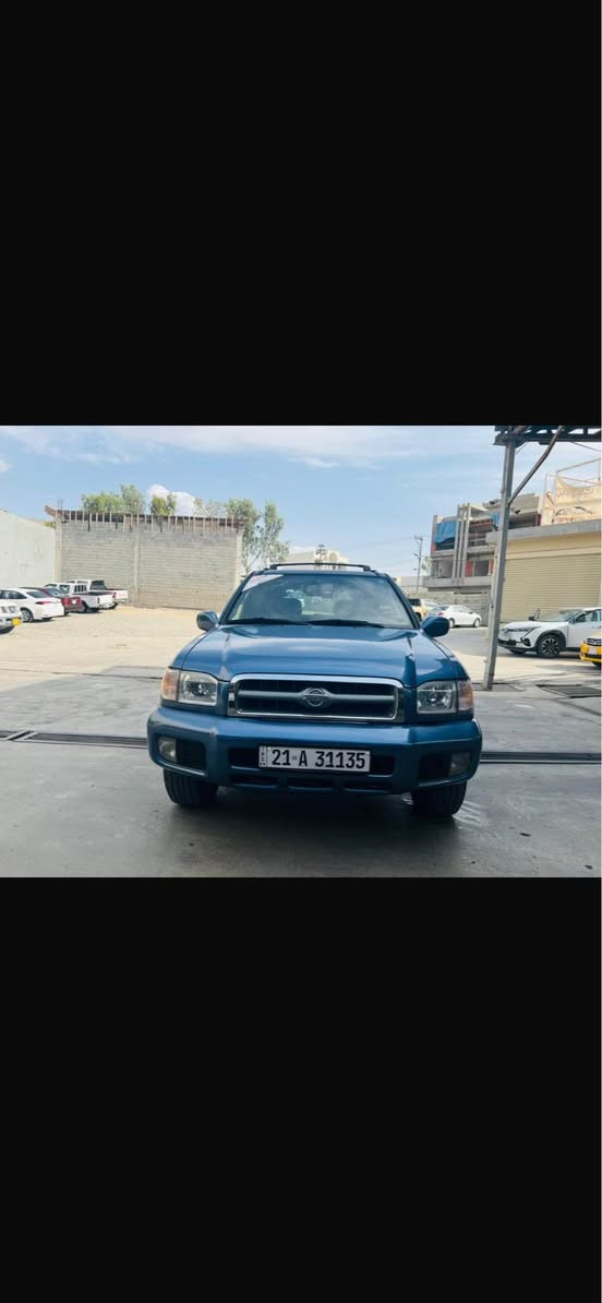 نیسان پاسڤاندەر مۆدێل ٢٠٠١  مواسەفات ئەمریكی 
دەبڵ ئەكسل مەكینە ٣٥٠٠سكلێتەر عادی مەڕغوب سەنەوی تا٢٠٢٨تازەیە  هەزەی تازەیە كارتی بەنزینی كەركوكی هەیە سەیارەكە حیزام بۆیاخە سێ پەڵە مەعجونی هەیە بێ ئێرباگ لە ڕەسمەكان دیاریم كردوەتایەی تازەیە نرخ78مەعمەلە  ژ*********** شمشمل, السليمانية
