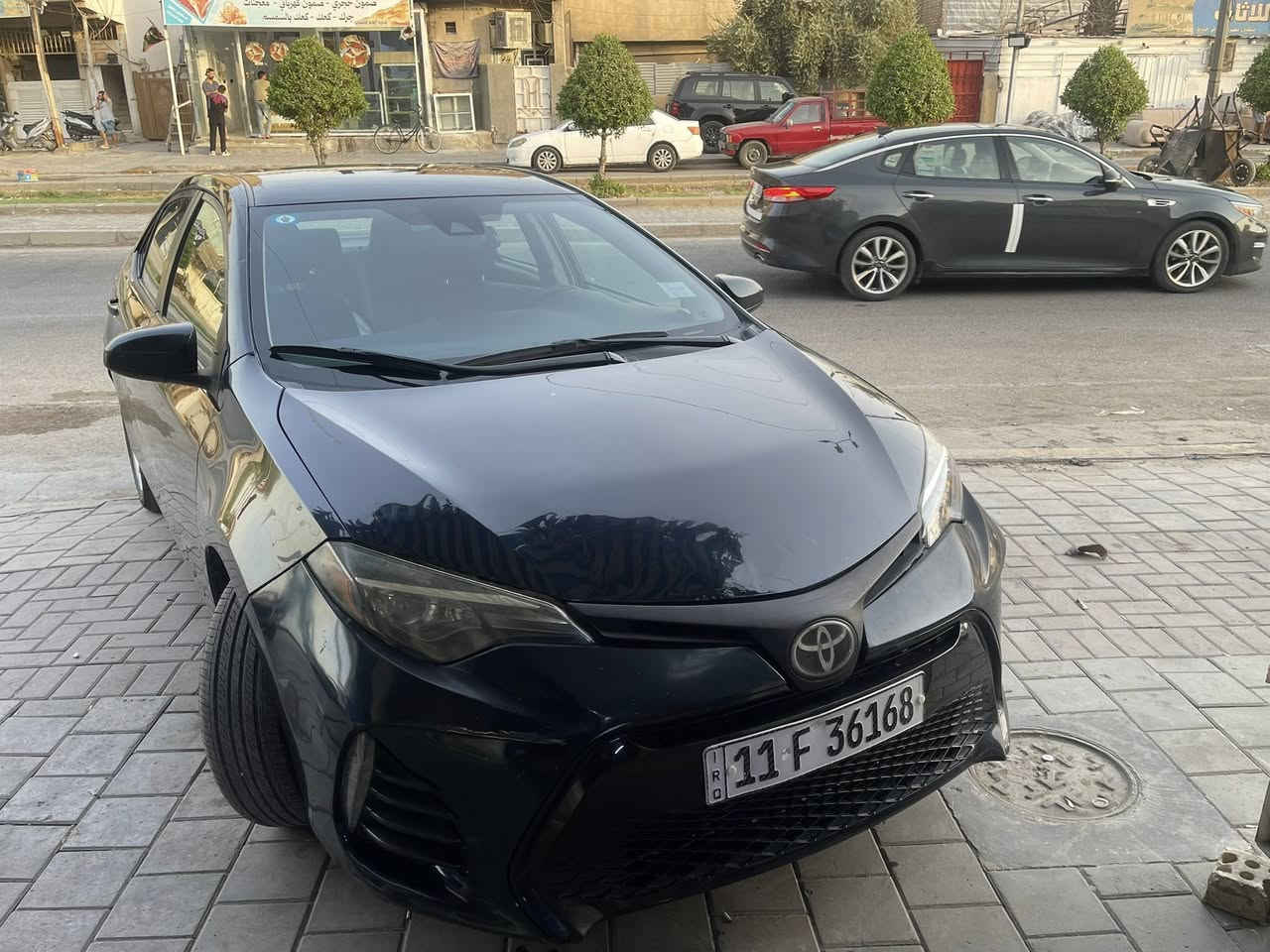 سلام عليكم كورلا موديل 2019 معروفة موصفات LE  
سيارة بدون قطعة صبغ بيهة ملاحضات بصيطة 
ماشية 93 بيهة فقط بارد بطرف بنيد  سعر 144 $ 
رقم ***********
