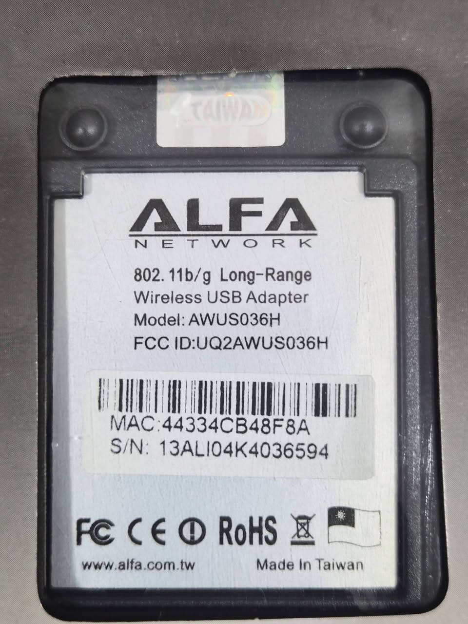 🔥 للبيع — كارت ALFA AWUS036H الأصلي 🔥
📡 كارت واي فاي احترافي بعيد المدى
📡 استقبال قوي وثبات عالي
📡 مناسب لـ Kali Linux و Linux
📡 يدعم Monitor Mode و Packet Injection
📡 شريحة RTL8187L الأصلية المشهورة بالأداء الممتاز
✅ صناعة أصلية Made in Taiwan
✅ مناسب لطلاب السايبر سكيورتي والشبكات
✅ ممتاز لفحص وتحليل شبكات Wi-Fi
✅ يعمل على تردد 2.4GHz
✅ يدعم الهوائيات الخارجية لزيادة مدى الإشارة
💻 مناسب لـ: ✔️ مهندسي الشبكات
✔️ طلاب السايبر سكيورتي
✔️ مستخدمي Kali Linux
✔️ مشاريع الواي فاي والـ ESP32
📦 الحالة: جديد بالباكيت مع كافة الملحقات
📍 متوفر قطعة واحدة فقط
📩 للحجز والاستفسار مراسلة خاص
#ALFA #AWUS036H #KaliLinux #CyberSecurity #Networking #WiFi #ESP32 #Linux #Wireless #هندسة_شبكات


**إذا كنت صاحب هذا الإعلان وتريد حذفه لأي سبب، رجاءا أرسل رسالة إلى الدعم الفني**