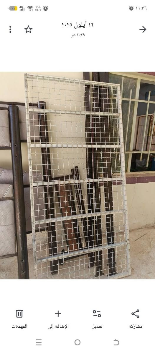 سلام عليكم جربايه طابقين حديد قوي مستعمله شي قليل
السعر 100 
***********
