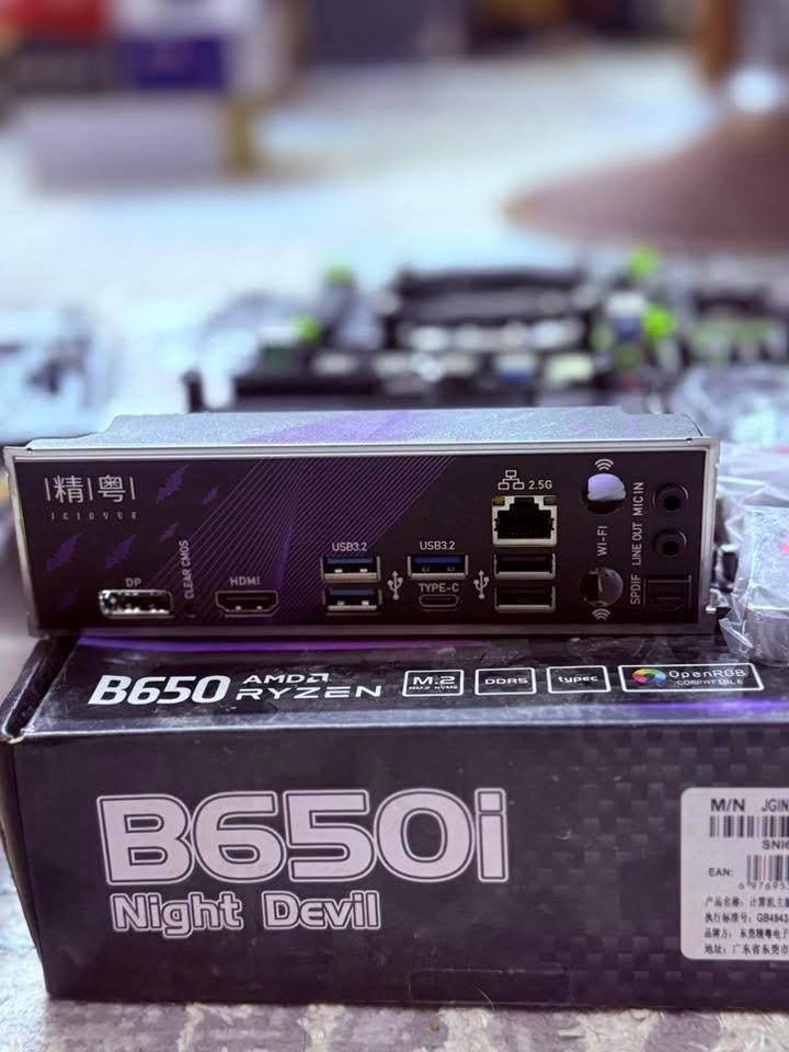 سلام عليكم 🫡

حبايبنا متوفر � مذربورد B650i Gaming 🔥

💻 مناسب  لتجميعات الألعاب

🎮 تدعم العدد من الالعاب

⚡ تدعم معالجات Ryzen الحديثة + DDR5

🚀 أداء سريع وثابت

✅ حالة ممتازة غير مستخدم 

✅ جاهزة للتجربة

💰 السعر 75,000 دينار مع التوصيل 🔥🤍🌺

🚚 يوجد خدمة توصيل لجميع المحافظات


**إذا كنت صاحب هذا الإعلان وتريد حذفه لأي سبب، رجاءا أرسل رسالة إلى الدعم الفني**