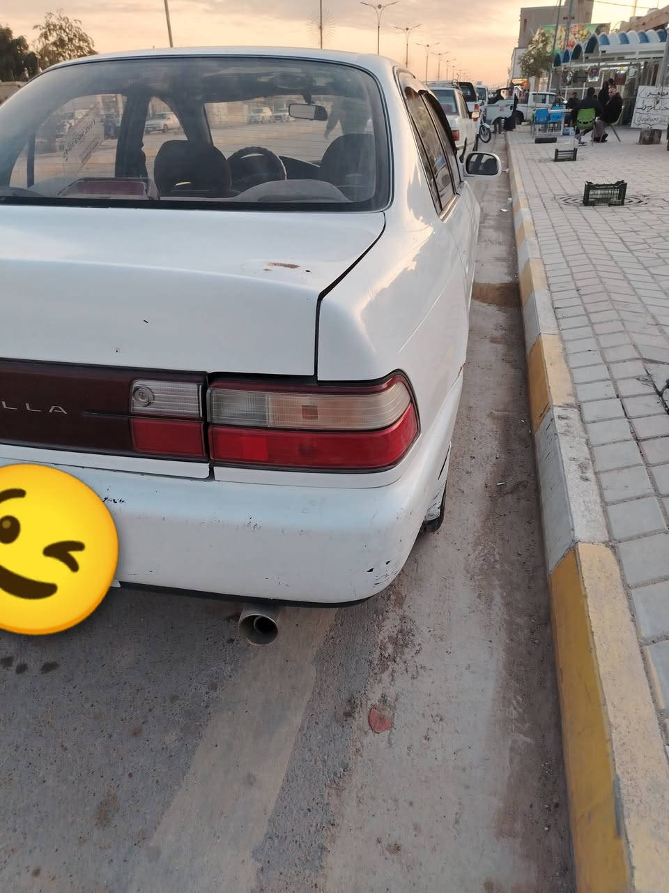 للبيع كورلا موديل ٩٤ رقم بغداد بسمي لاضربه لاصبغ  محرك وكير جديد حداده الأمامي والخلفي  وباتري وتخم تاير. جديد تبريد مال بيت السعر ٥٨ وبيه مجال العنوان كوت  للتصال ***********
