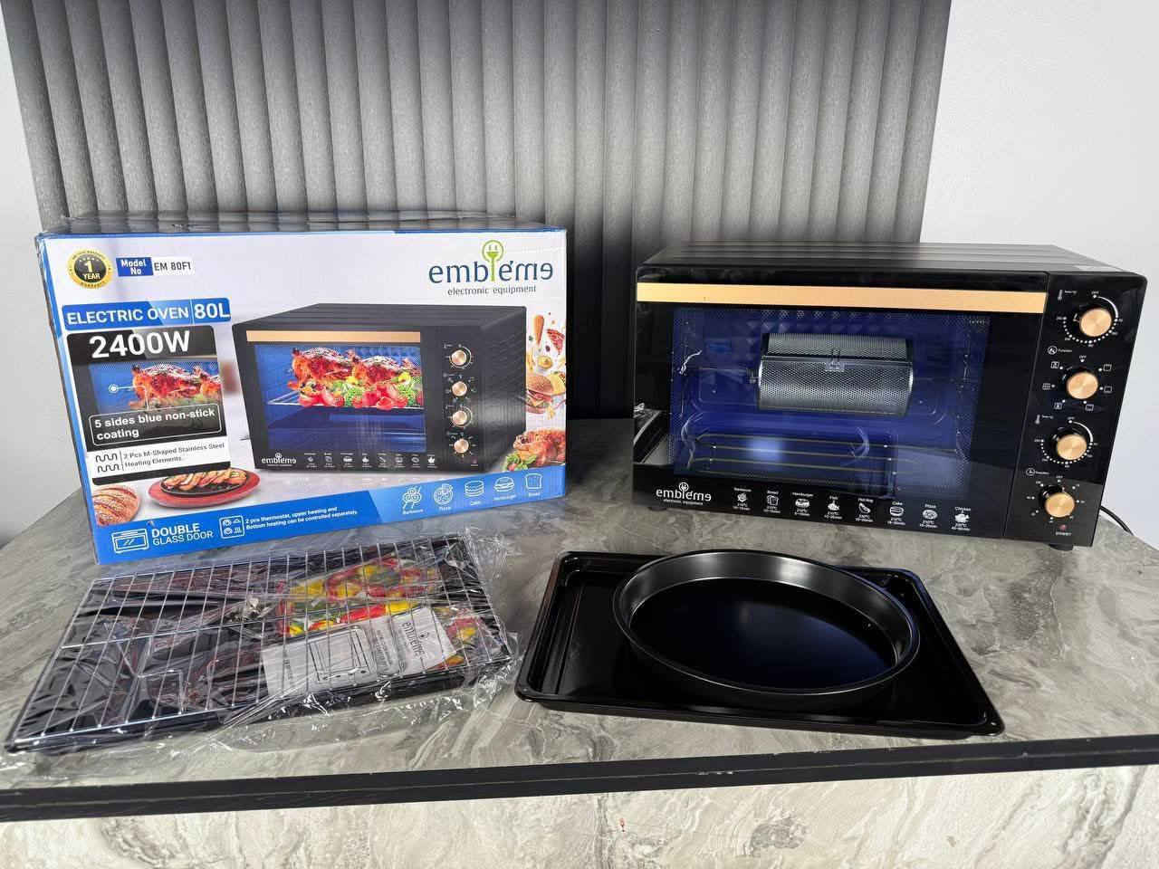 توفر الفرن (80) لتر الإصدار الحديث من ماركه امبليوم✨
مميزاته 
يعمل بقوه 2400W 🔌
هيترات حلزوني كبيره (4) من الاعلى ♨️
هيترات حلزوني كبيره (4) من الاسلف ♨️
تحكم بال هيترات منفصل 
ثرموستات لتحكم بالوقت🕘
دبل جامه 
دبل صينية 
سيبايه المخبوزات
صينية تبسي 
شوايه دجاج والمشويات 🍗🍢
كفوف تتحمل الحراره 
صينية داخليه للترسبات 
الداخل مغلون غير قابل للصدأ

ضمان سنه حقيقي من تاريخ الشراء💯
للحجز والاستفسار يرجع مراسله الصفحه


**إذا كنت صاحب هذا الإعلان وتريد حذفه لأي سبب، رجاءا أرسل رسالة إلى الدعم الفني**
