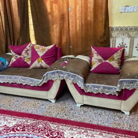 قنفات ورديه • قنفات خضر • بوفيه • قنفات للبيع • بوفيه خشب • ٥ قطع • قط...