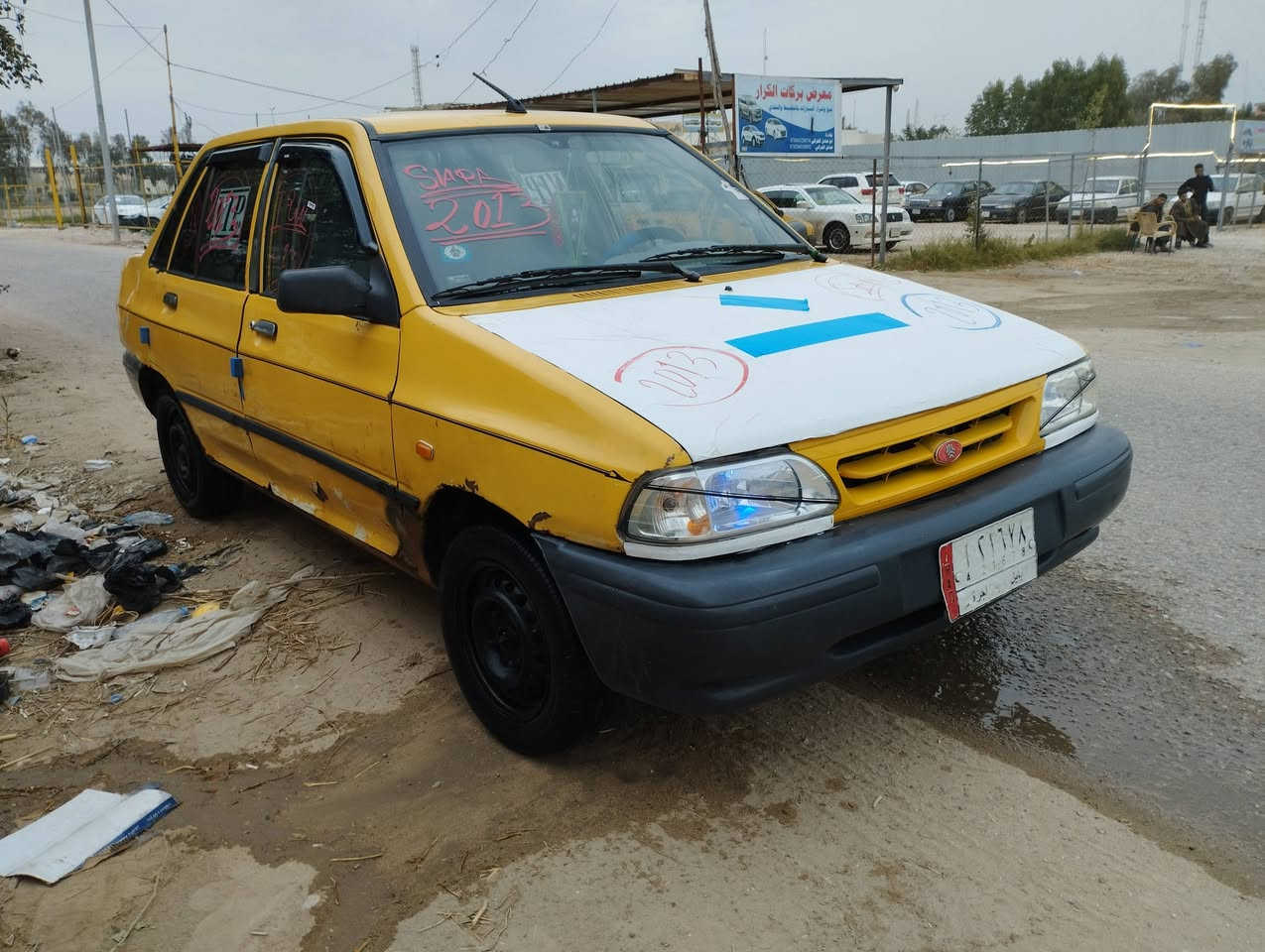 السلام عليكم سايبه رقم بابل مشروع وطني موديل 2013 مصفره هيه وغرامات السياره جاهزه مكينه وكير وحداديه كفاله السعر 22وبيه مجال بيع او مراوس  مكاني النجف ابوصخير ***********
