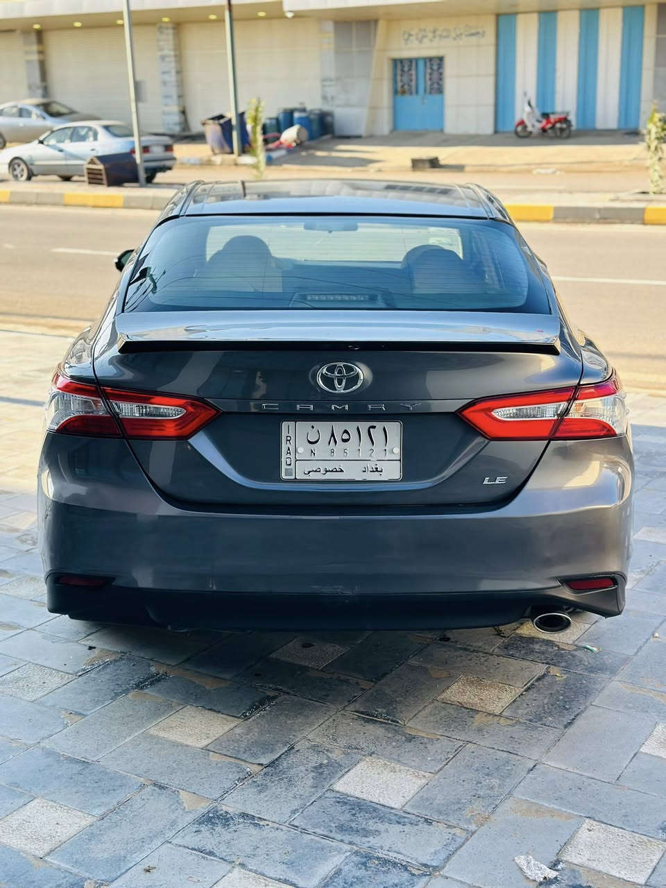 اللهم صل على محمد وال محمد 
كامري 2019 Le
وارك كندي 
بانزين محرك 2500 
كير 8سرعات
كشنات كهرباء +تدفئه 
رادار امامي 
تحديد مسار 
فول تحكم ستيرن 
ماشيه 110 الف كم
منظومه تبريد جديده شاده
 كمبريسر وراديتر وفريز 
صدر امامي خلفي 100%
حادثه جاملوغ وبنيد من امريكه جاملوغ مبدل نفس لون وبنيد مصبوغ وبلعراق طخه بلجاملوغ الخلفي وقبغ الجنطه مفتوح كلشي موضح بلسونار 
علماً المحرك والكير كفاله مامفتوح بيه برغي 
مكان السياره صلاح الدين بلد  148وبيه مجال قليل 
  امير ***********
 حسنين***********
