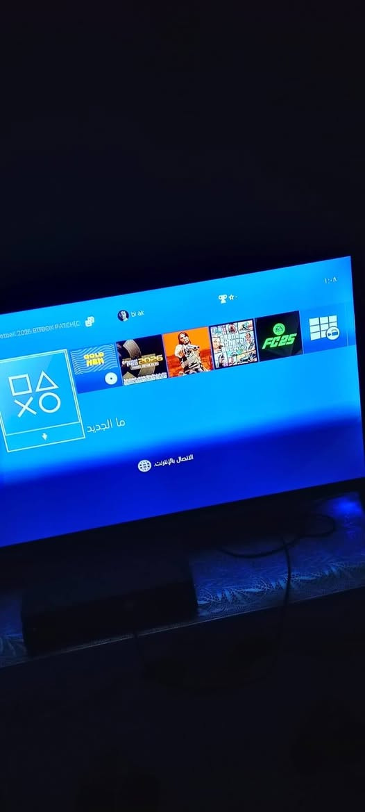 سلام عليكم 
بلي فور نضام 11 مهكر قرص
العابه pes 2026 فيفا 25 و Red
جهاز كلش نضيف ممفتوح ومستخدم قليل
يدات عدد 2 واحد اصلي وثاني تجاري 
غراضه كامله فيشه HD وقرص gta 
وتكدر اي لعبه تنزلها بالف دينار 
مكاني بغداد سبع البور 
رقمي ***********
