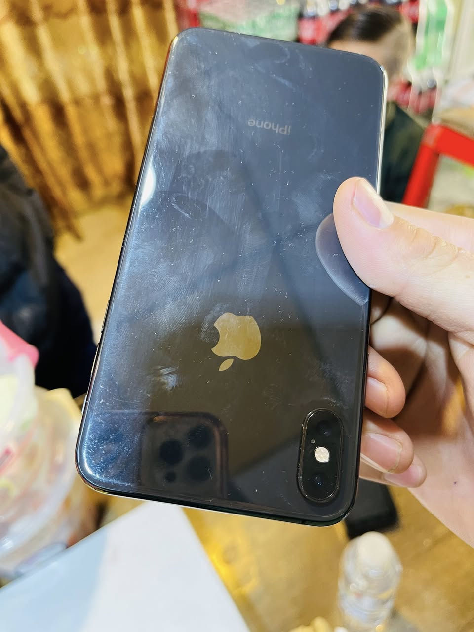 ايفون اكس ماكس (للبيع)
النضافة 100%⚡️
@
بطاريه77🔋شرط ما مبدله
الجهاز مامفتوح نضيف كلشي ما مبدل بي 👋🏼⚡️
ذاكره 256
تك سيم

فيس ايدي شغال 

السعر 💸280 وبي مجال بسيط

الموصل الايمن 
***********
