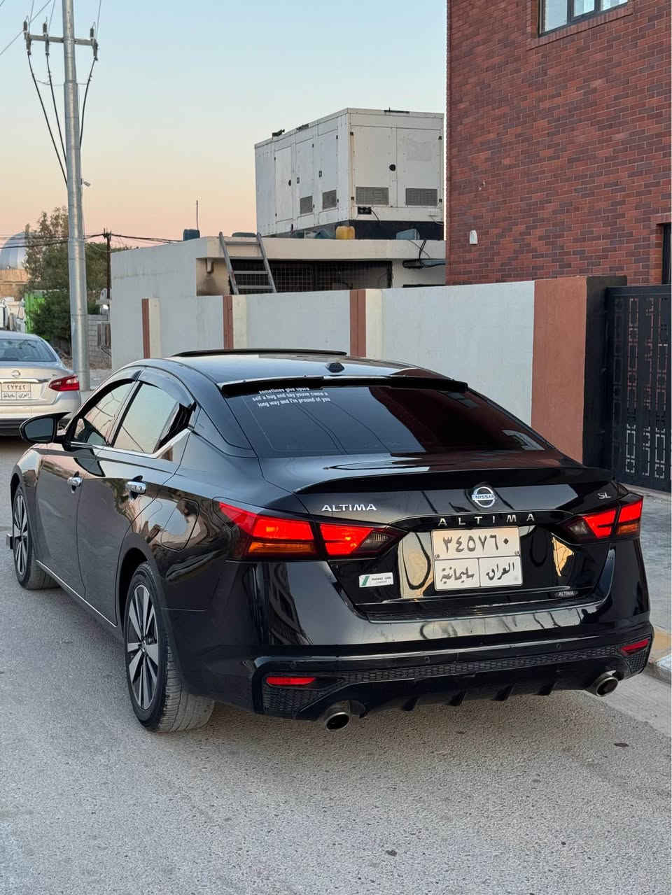 Nissan Altima SL 2019
.
دوو پارجه بوياغ بونيد و جاملغ دواوة بةس ليخشاندن 
بةبي ئيرباگ هيج ئيرباگى نةتةقيوه 
بةبي ناو كردن هيج ناوي نةگردوه هيج
.
رةقةمي سليماني تا ٢٠٢٧ تازةية 
.
فوول فوول سلايد رادار هةموو لاكان رادار ئاوينةكان خةتي جادا كوشن و سوكان هيتةر  و حساس  
فول جوانكاري بو كراوه هةموو جوانكاريكان 
جوار تايةي لووك
. 
زور جوانتره له وينةكان 
شوين كلار و سليماني
.
***********
سعریشی ١٤٩ $ یە ❌. السليمانية, العراق
