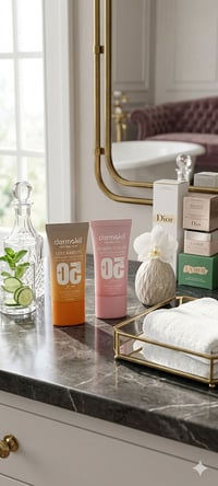 واقي شمس • SPF50+ • يعالج البقع