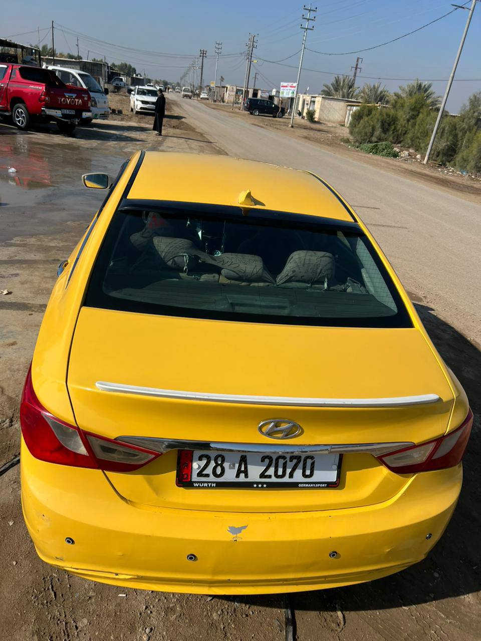 السلام عليكم ورحمه الله وبركاته 
سوناتا للبيع موديل 2011
امريكي حادثة جاملغ الخلفي بدون دواخل والباقي كفالة عامه 
محرك 2400GDiمكفول
كير مكفول
حديديه جديده 
تخم تاير جديد 
تدفه تبريده ثلج ويا السويج 
رقم نجف بسمي شخصياً مصفره هيه وغرامات 
السياره جديده مامتعوبه مال جناي 
السعر 85وبيها مجال قليل 
للاستفسار الاتصال 
***********
***********
