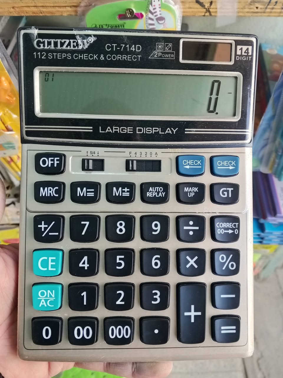 تتوفر لدى مكتبة المعرفة حاسبات (علمية ومكتبية) بكل الأحجام والقياسات 
​📍 الموقع: واسط / قضاء الحي / شارع القرطاسية.
☎️ رقم الهاتف: ***********
🔗 قائمة الأسعار كاملة هنا: https://t.me/aa0780a3
