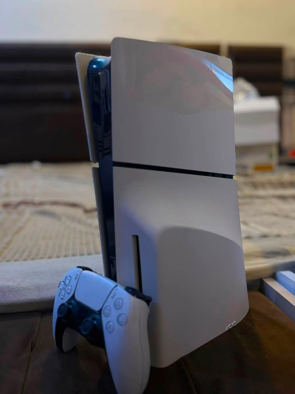 🎮 للبيع بلايستيشن 5 سليم (PS5 Slim)

✅ آخر إصدار
✅ استخدام قليل جدًا
✅ الكارتون الأصلي كامل مع جميع الملحقات
✅ يجي وياه الجويستك الأصلي
✅ نظيف وجاهز للاستخدام

💰 السعر: 750 ألف دينار (وبي مجال بسيط)
📍 المكان: بغداد 
***********
