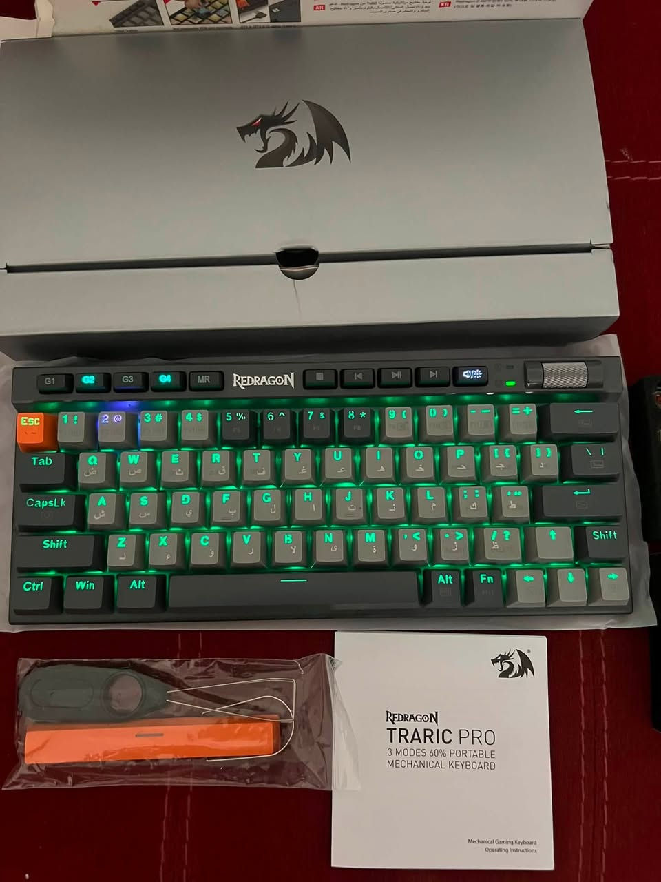 غراض pc للبيع مستعملات نضيفات جدا مجرد طورت السيت اب وماحتاجهن
سماعة steelseries Arctis 7 +
النظافة كدامكم والصور موجوده السعر
١٣٠ الف
_____
موس اتاك شارك Attack Shark X3 Pro
صور كدامكم والملحقات كامله للعلم هاي ملصقات عليه هو لونه الاساسي اسود
السعر ٥٠ الف
—————-
موس باد من لوجتكg640 صور كدامكم
السعر ٢٠ الف
—————
سبيكرات انفل من رد دراكون عدد ٢ كدامكم الكارتون والسبيكرات بحاله ممتازه
السعر ١٥ الف
______
كيبورد من ريد دراكون Redragon Traric Pro
60 %
صور والملحقات كدامكم
السعر ٣٠ الف
———
م/ كل الغراض عندي تصوير فديو الهن يشتغلن الي يحب وشراي ادزهن اله اذا تاخذهن كلهن اساهلك بالسعر مكاني بغداد الدورة واني اصلا منزل من كل شغله نص السعر الجديد اذا مو اكثر كل الغراض مضمونه وتفحص وتشيل هاتف ***********
