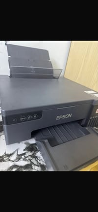 طابعه ابيسون l8050 + مكبس حراري 5*1  شغالات ونضيفات استخدام قليل ابيعه...