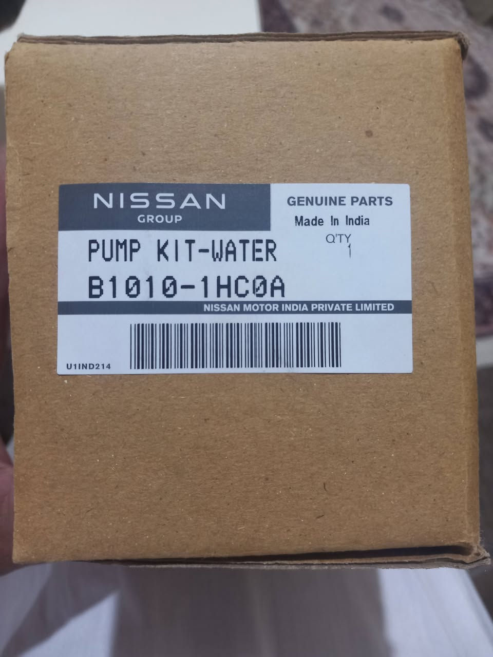 السلام عليكم .
للبيع واتر بم نيسان صني .جديد مال وكاله مو تجاري.
الاتصال ***********
