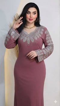 دشداشة كشمير • تطريز غباني • L XL XXL