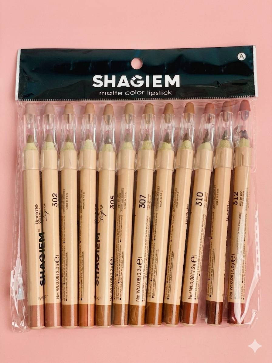 دقة وتنوع بلا حدود مع مجموعة SHAGIEM! ✨
لو كنتِ تبحثين عن التحديد المثالي الذي يدوم طويلاً، هذه المجموعة صُممت لكِ. 12 درجة مختلفة تبدأ من ألوان النيود الناعمة وصولاً إلى الأحمر الجريء، لتناسب كل إطلالاتك وكل ألوان أحمر الشفاه التي تمتلكينها.
• المميزات:
• 🍒ملمس كريمي ناعم يسهل الرسم.
• 🍒ثبات عالي يمنع تلطخ الروج.

✅ 12 درجة لونية متنوعة (من رقم 302 إلى 312).
✅ تحديد دقيق وواضح بلمسة واحدة.
✅ مظهر مطفي (Matte) وجذاب.

#للحجز_والاستفسار_مراسلة_خاص


**إذا كنت صاحب هذا الإعلان وتريد حذفه لأي سبب، رجاءا أرسل رسالة إلى الدعم الفني**