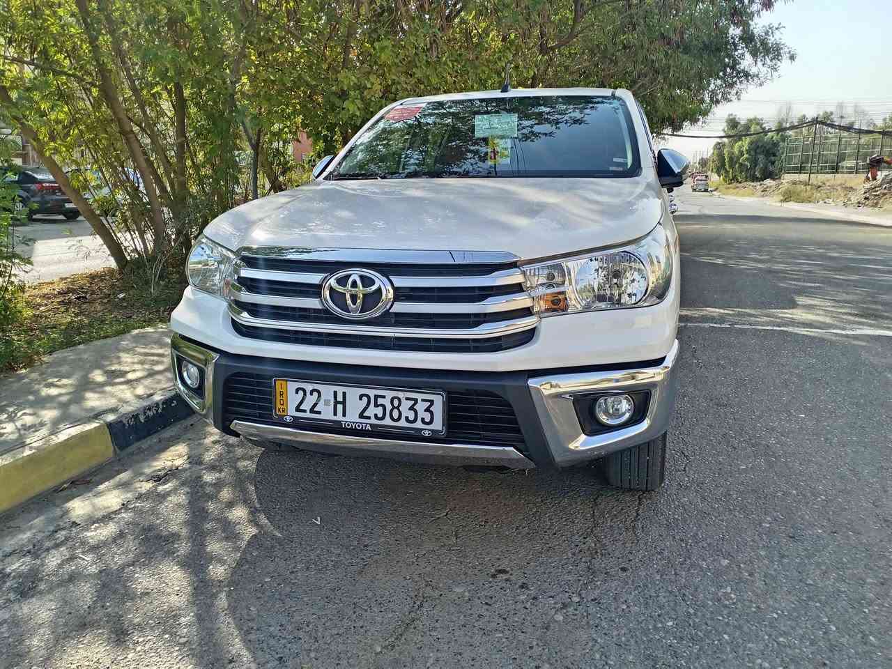 السلام عليكم
تويوتا هايلوكس موديل 2024
سياره رقم اربيل
سياره ماشيه 32
سياره مقفوله كفاله عامه
شنات تدفئه وتبريد
سعر السياره 308 
عنوان السياره الموصل
رقم الهاتف ***********
